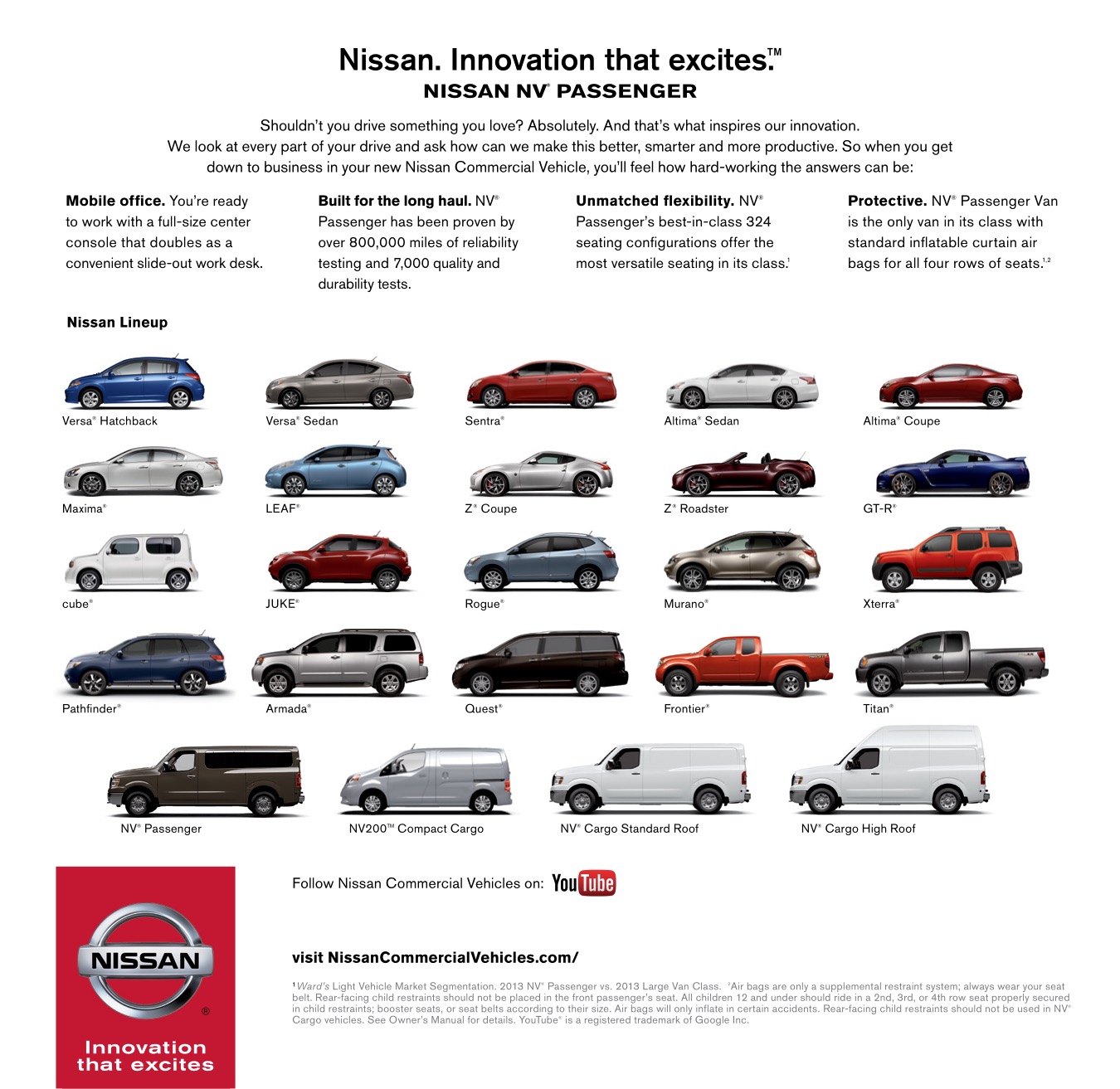 2013 Nissan NV Passenger Brochure Page 7